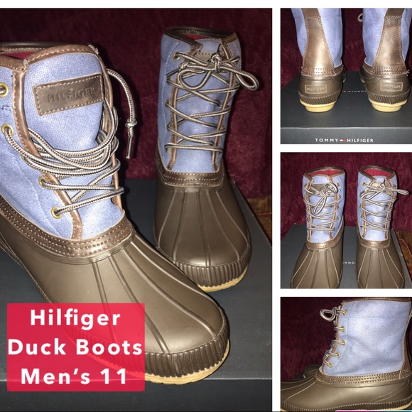 hilfiger duck boots mens